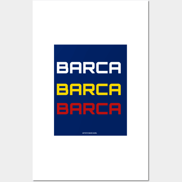 barca barca barca Wall Art by artistbarcagirl